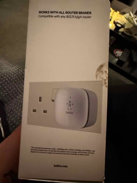 Photo of free Belkin WiFi Range Extender (M18 Abbey Hey) #4