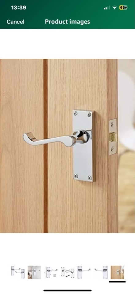 Photo of Door handles x2 (Bridlington YO16) #2