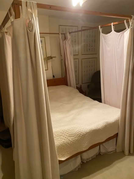 Photo of free Pine four poster bed (OX7 4AL) #1