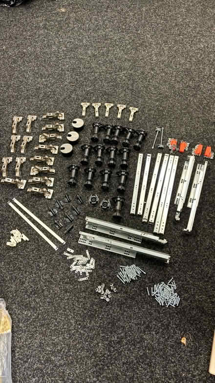 Photo of free Wardrobe/desk spare hardware (Oxted) #1
