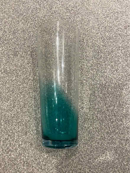 Photo of free Teal glass vase (Woodhouse S13) #2