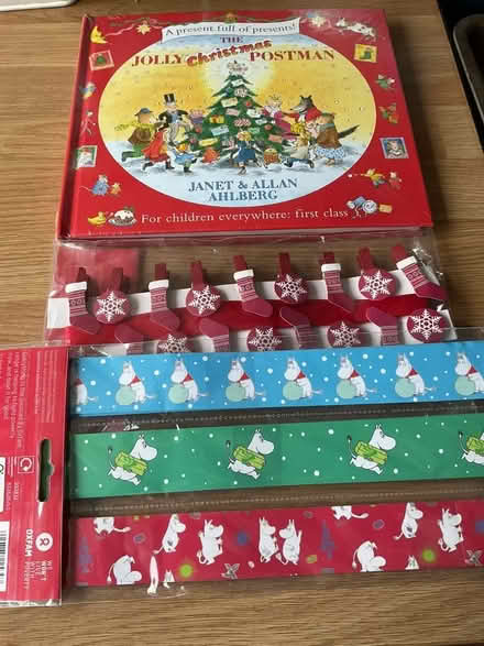 Photo of free Book, still sealed, paper chains and pegs for cards (Ballards CR2) #1