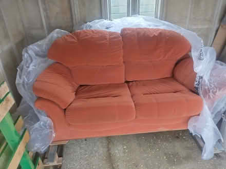 Photo of free Reddish brown sofa (Bognor Regis PO22) #1