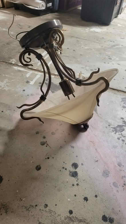 Photo of free Brass light fixture (Westminster) #1