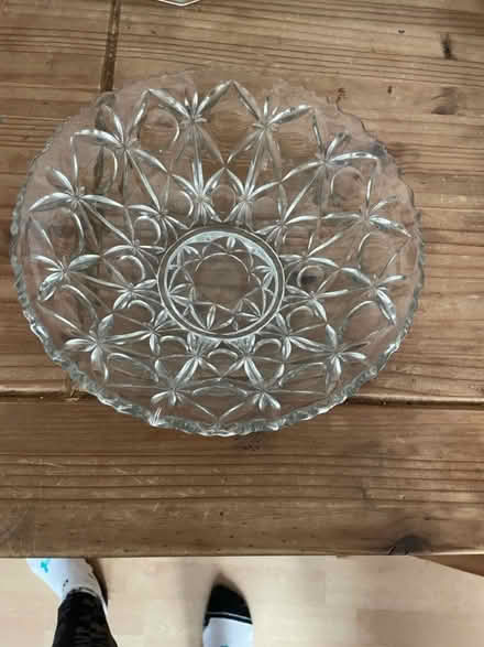 Photo of free Large glass bowl (Camberley) #1