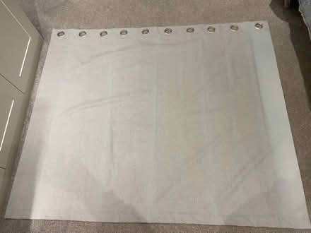 Photo of free Set of pale grey black out curtains (Woodhouse S13) #1