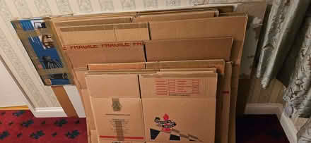 Photo of free Moving boxes plus packing materials (Stanford in the Vale SN7) #1