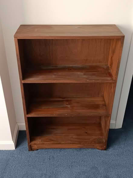 Photo of free Small wooden bookcase (Camb St, Woburn/Winches line) #1