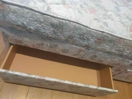 Photo of free Double duvan Bed with Headboard (Saltdean) #2