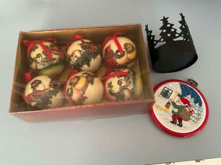 Photo of free Christmas ornaments/candle holder (Acton) #1