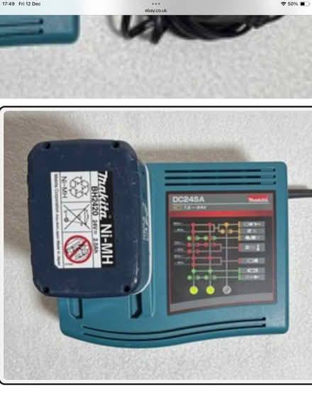 Photo of Makita 24v mains battery charger. (Silverhill TN37) #1