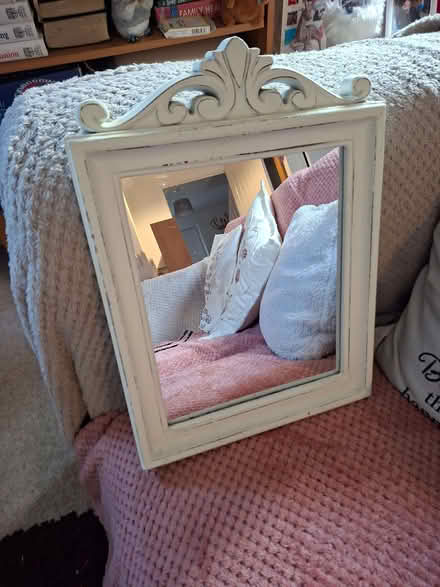 Photo of free Small white mirror (Swindon Village GL51) #1