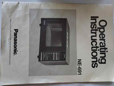 Photo of free Panasonic Microwave (Rayleigh SS6, Eastwood side) #2