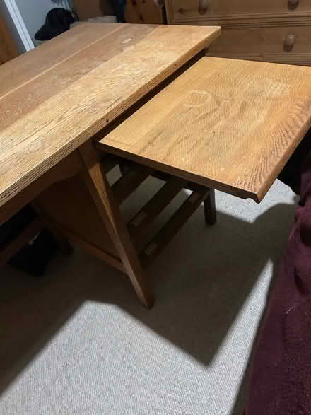 Photo of free Desk with 3 drawers and pull out shelf (Appleby-in-Westmorland CA16) #2