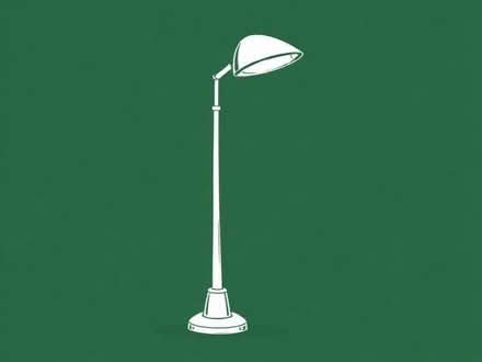 Photo of Tall standing lamp (Woodchurch CH49) #1
