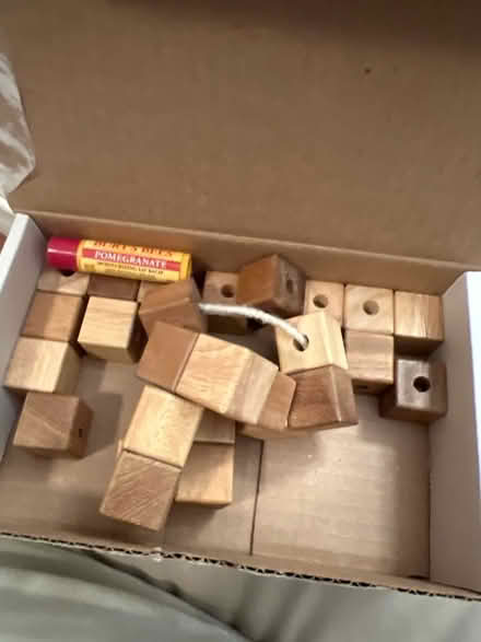 Photo of free Wood blocks/beads (SE DC (Ward 7)) #1
