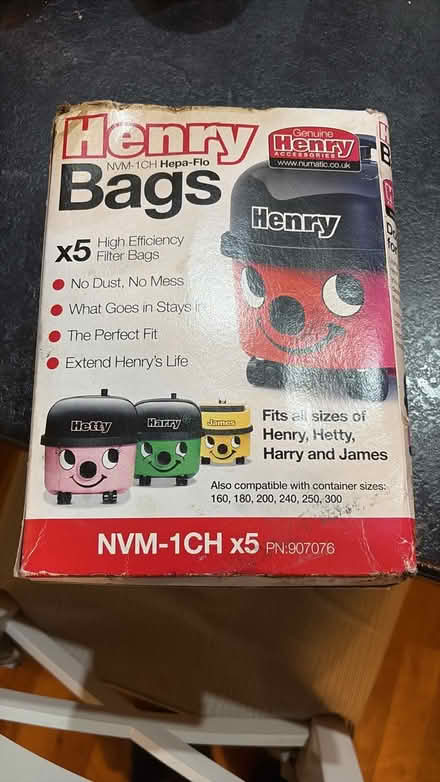 Photo of free Henry bags (Win) #1