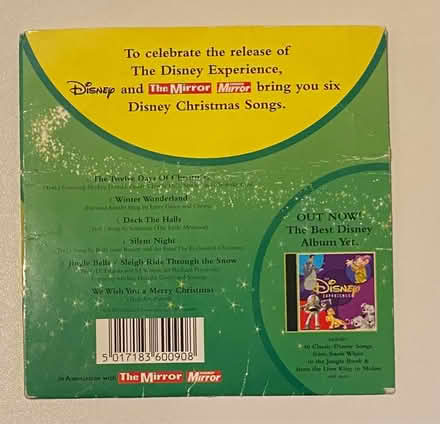 Photo of free Disney Christmas CD (Jennett's Park RG12) #2