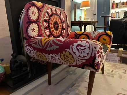 Photo of free Little embroidered chair (EH14 Juniper Green) #2