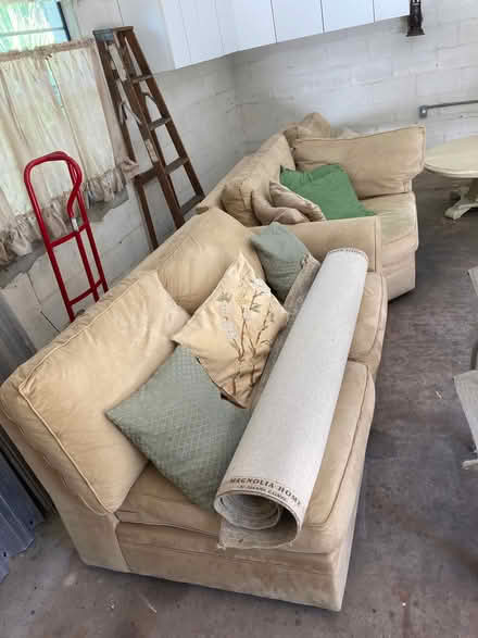 Photo of free couch, grill, coffee table,rocker (South M.I.) #2
