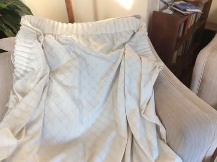 Photo of free Pair of Ivory cream curtains (Frimley) #2