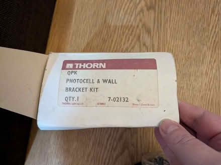 Photo of free Photocell and wall bracket (Irthlingborough NN9) #1