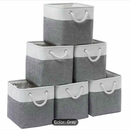 Photo of free 6 x Fabric Toy/Storage cubes. New. (Busk OL9) #1