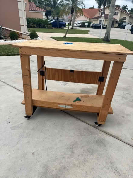 Photo of free Work Bench 48”x24”x38” (Boca Chase) #2