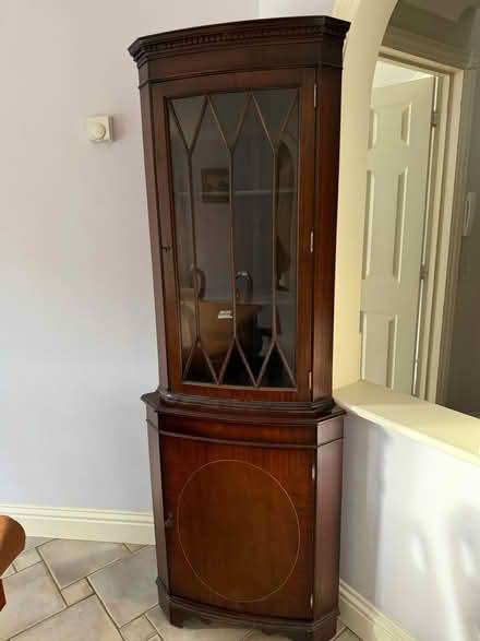 Photo of free Mahogany corner unit (Benenden TN17) #1