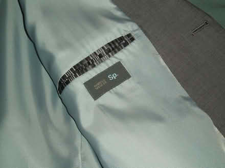 Photo of free M&S Mens Blue/Grey Suit Jacket 46L (Yateley GU46) #4