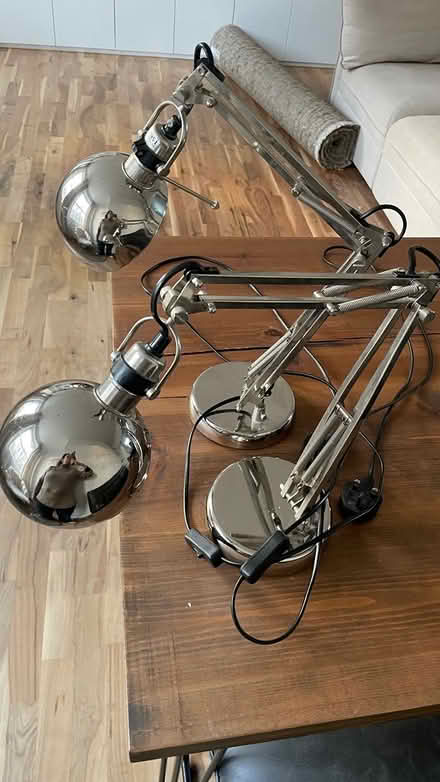 Photo of free Pair of desk lights (Chiswick GunnersburyStation W4) #4