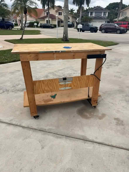 Photo of free Work Bench 48”x24”x38” (Boca Chase) #1