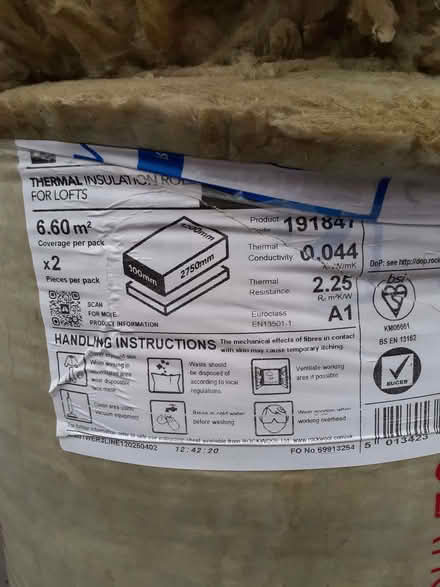 Photo of free Rockwool loft insulation (Caldecott OX14) #3