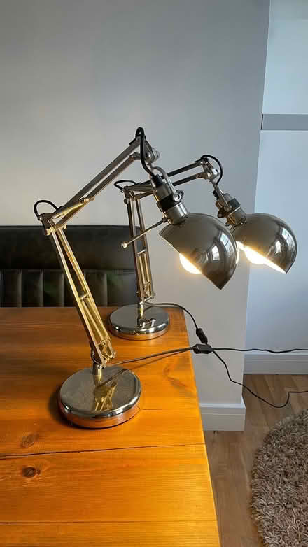 Photo of free Pair of desk lights (Chiswick GunnersburyStation W4) #1