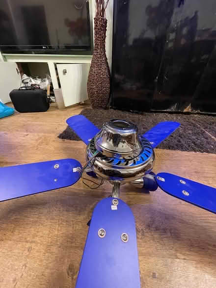 Photo of free Blue ceiling fan light (WV13 Willenhall) #2