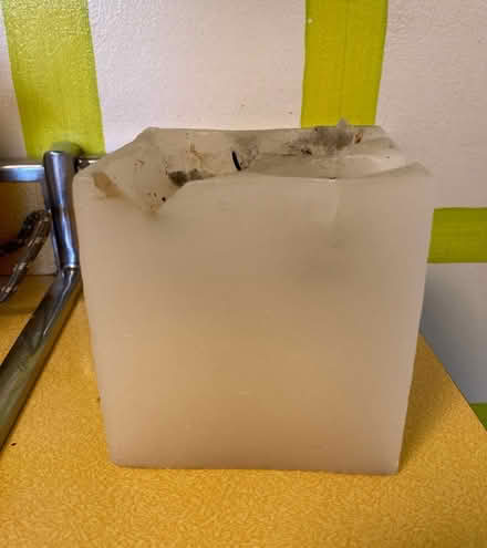 Photo of free Big square candle - for melting down? (Cubbington CV32) #1