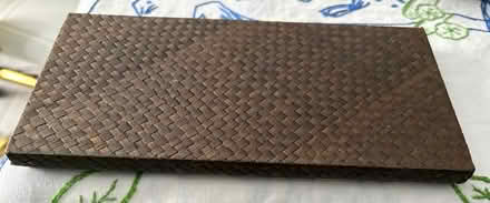 Photo of free Brown basketweave platform (Mohegan Lake) #1