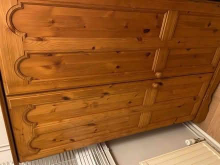 Photo of free Pine desk / PC / TV cupboard (Coleridge Ward CB1) #2