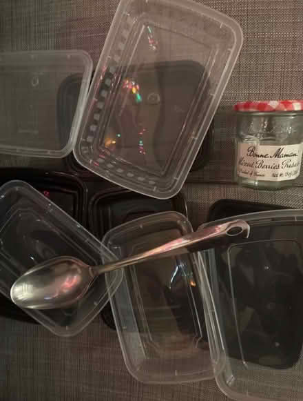 Photo of free Disposable utensils and Tupperware (108 and Broadway) #2