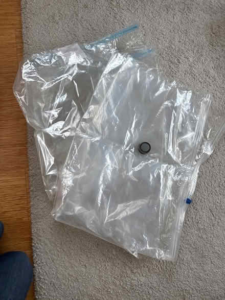 Photo of free 2x ziplock duvet storage bags (Headington OX3) #1