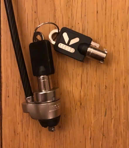 Photo of free Laptop lock and cable (Bramhall SK7) #2