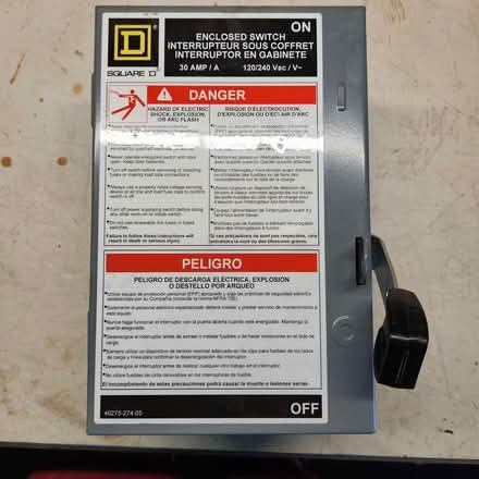 Photo of free Power Disconnect Box (South West side Lancaster, MA) #2