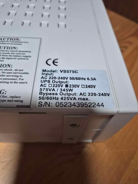 Photo of free Opti UPS VS575C (Sawbridgeworth CM21) #3