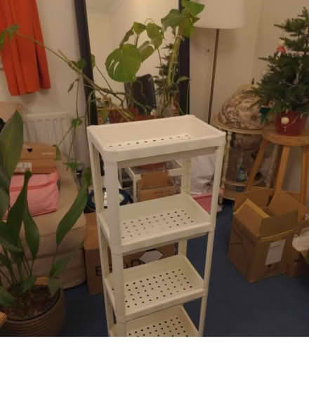 Photo of free Plastic bathroom shelf (Central Croydon CR0) #1