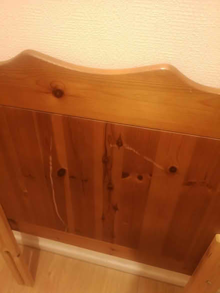 Photo of free Single Bed Wooden Headboard (Shirland, DE55 6BW) #3
