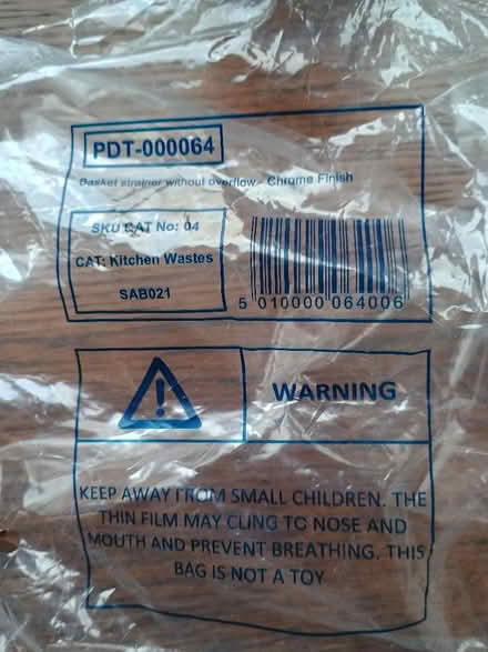 Photo of free Sink Basket strainer (Barming Heath ME16) #3