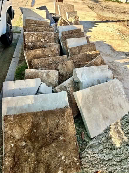 Photo of free Concrete stepping stone slabs (Mission Hills) #2