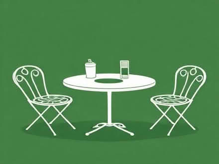 Photo of Small Patio/Bistro table with hole (St Nicholas SG1) #1