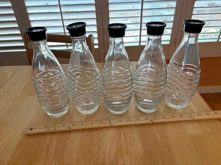 Photo of free 5 glass bottles (Downtown Sunnyvale) #1
