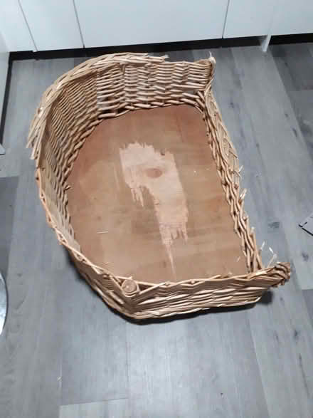Photo of free Large wicker dog basket (Galgate LA2) #2